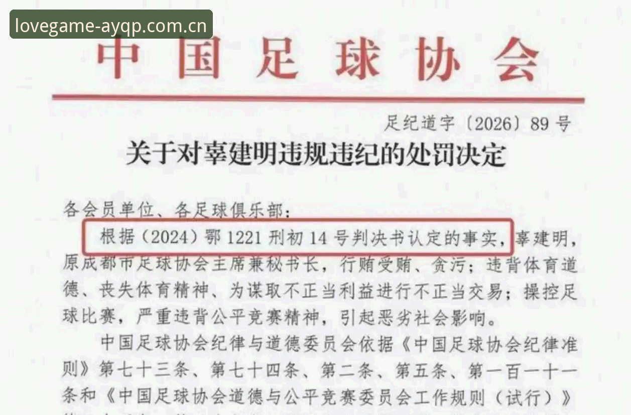 爱游戏手机版 中国足球禁足名单深度评测:行业整顿背后的乱象与反思